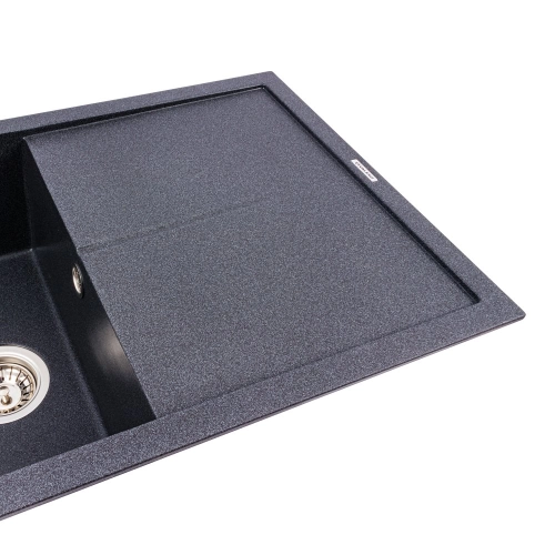 Гранитная мойка для кухни VALESO MAGNUM 7950 матовая Карбон - Фото № 2