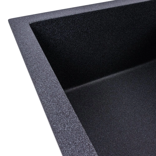 Гранитная мойка для кухни VALESO MAGNUM 7950 матовая Карбон - Фото № 3