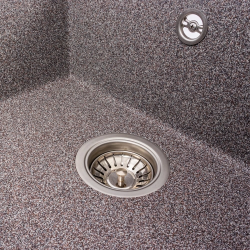 Гранитная мойка для кухни VALESO MAGNUM 7950 матовая Микс - Фото № 4