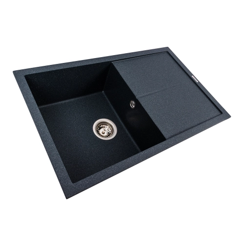 Гранитная мойка для кухни VALESO MAGNUM 7950 матовая Антрацит - Фото № 1
