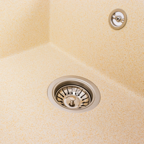 Гранитная мойка для кухни VALESO MAGNUM 7950 матовая Песок - Фото № 4