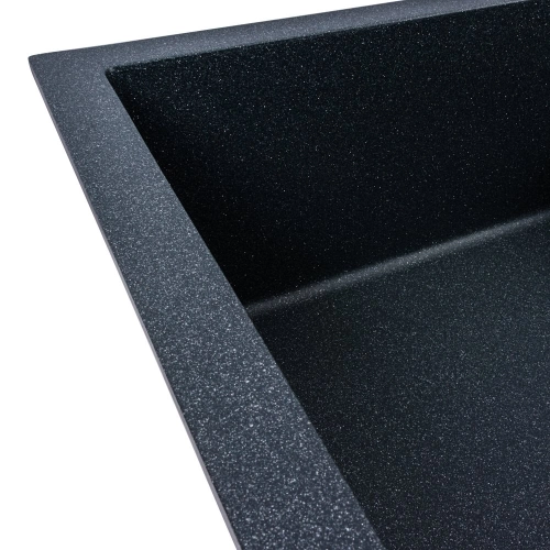 Гранитная мойка для кухни VALESO CALYPSO 7950 матовая Антрацит - Фото № 3