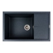 Гранитная мойка для кухни VALESO CALYPSO 7950 матовая Антрацит - Фото №1