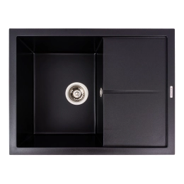 Гранитная мойка для кухни VALESO CRIPTA 6550 матовая Черная