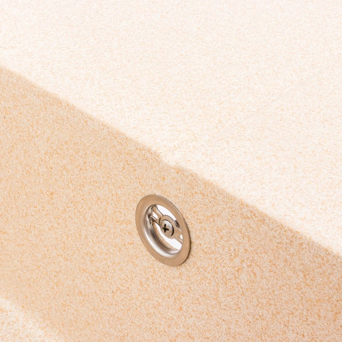 Гранитная мойка для кухни VALESO CRIPTA 6550 матовая Сафари - Фото № 5