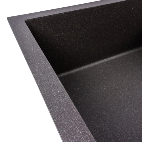 Гранитная мойка для кухни VALESO CALYPSO 7950 матовая Морион - Фото № 3