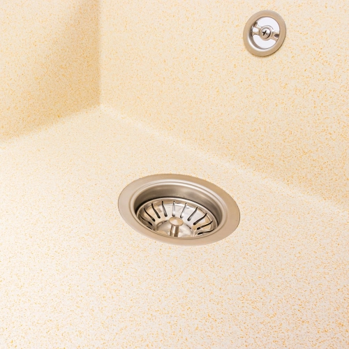 Гранитная мойка для кухни VALESO CALYPSO 7950 матовая Песок - Фото № 4