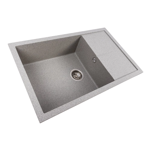 VALESO CALYPSO 7950 Granite Kitchen Sink, Matte Grey - Фото № 1
