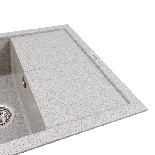 VALESO CALYPSO 7950 Granite Kitchen Sink, Matte Grey - Фото № 2