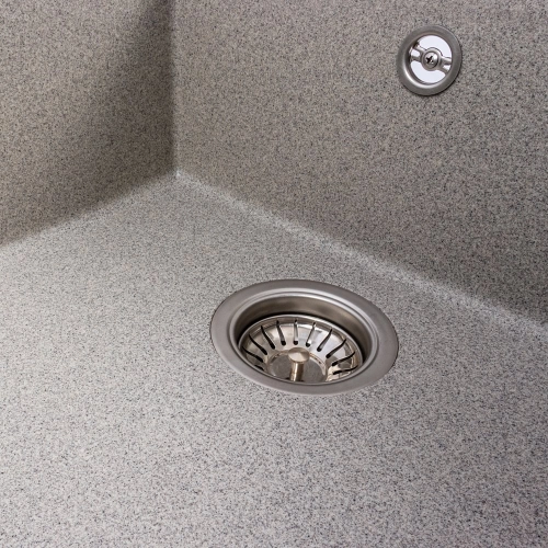 VALESO CALYPSO 7950 Granite Kitchen Sink, Matte Grey - Фото № 4