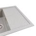 VALESO CALYPSO 7950 Granite Kitchen Sink, Matte Grey - Фото № 2