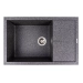 Гранитная мойка для кухни VALESO CALYPSO 7950 матовая Графит - Фото №1