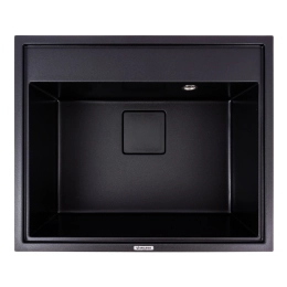 Гранитная мойка для кухни VALESO SHERLIT 6050 матовая Черная