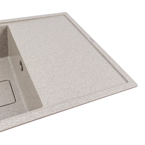 Гранитная мойка для кухни VALESO GALANS 7850 матовая Серая - Фото № 2