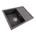 Гранитная мойка для кухни VALESO CRIPTA 6550 матовая Графит - Фото № 1
