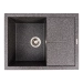 Гранитная мойка для кухни VALESO CRIPTA 6550 матовая Графит