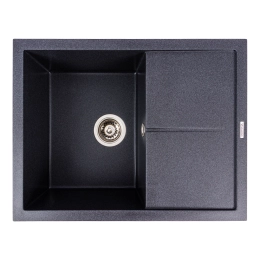 Гранитная мойка для кухни VALESO CRIPTA 6550 матовая Карбон