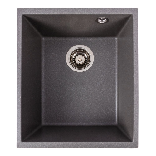 Гранитная мойка для кухни VALESO ROXY 3744 матовая Серый муссон