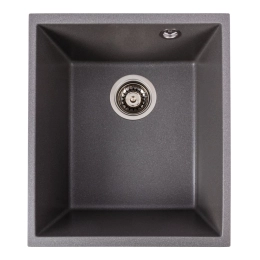 Гранитная мойка для кухни VALESO ROXY 3744 матовая Серый муссон