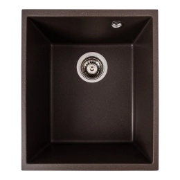 Гранитная мойка для кухни VALESO ROXY 3744 матовая Темная Скала