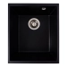 Гранитная мойка для кухни VALESO ROXY 3744 матовая Черный металлик - Фото №1