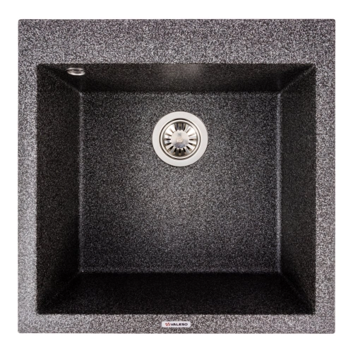 Гранитная мойка для кухни VALESO GALAX 5050 матовая Графит