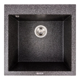 Гранитная мойка для кухни VALESO GALAX 5050 матовая Графит