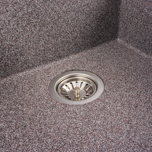 Гранитная мойка для кухни VALESO GALAX 5050 матовая Микс - Фото № 4