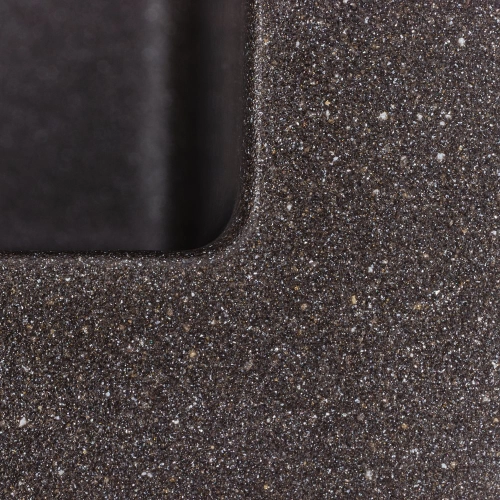 VALESO GALAX 5050 Granite Kitchen Sink, Matte Morion - Фото № 5