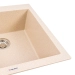 Гранитная мойка для кухни VALESO GALAX 5050 матовая Сафари - Фото № 2