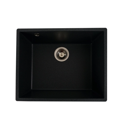 Гранитная мойка для кухни VALESO OASIS 5444 матовая Антрацит