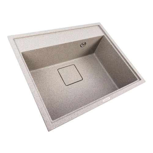 Гранитная мойка VALESO SHERLIT 6050 матовая Серая - Фото № 1