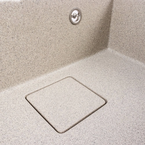 Гранитная мойка VALESO SHERLIT 6050 матовая Серая - Фото № 4