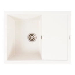 Гранитная мойка для кухни VALESO CRIPTA 6550 матовая Белоснежная