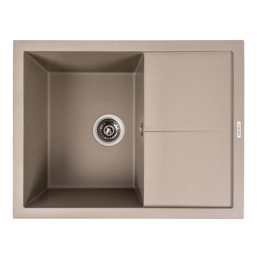 VALESO CRIPTA 6550 Granite Kitchen Sink, Matte Titanium