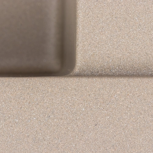 VALESO CRIPTA 6550 Granite Kitchen Sink, Matte Titanium - Фото № 6