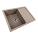 VALESO CRIPTA 6550 Granite Kitchen Sink, Matte Titanium - Фото № 1