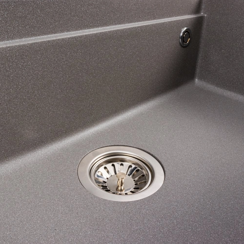 VALESO EVANORA 7546 Granite Kitchen Sink, Matte Grey Monsoon - Фото № 6