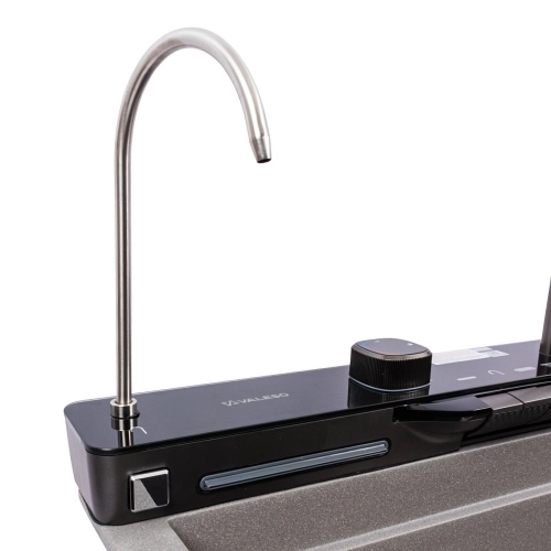 VALESO EVANORA 7546 Granite Kitchen Sink, Matte Grey Monsoon - Фото № 7