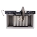 VALESO EVANORA 7546 Granite Kitchen Sink, Matte Grey Monsoon - Фото № 1