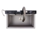 VALESO EVANORA 7546 Granite Kitchen Sink, Matte Grey Monsoon - Фото № 3