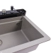 VALESO EVANORA 7546 Granite Kitchen Sink, Matte Grey Monsoon - Фото № 4