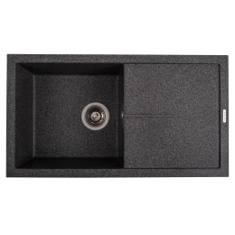 VALESO SOLID 7843 Granite Kitchen Sink, Matte Graphite