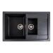 Гранитная мойка для кухни VALESO TOSKANA 7850W матовая Карбон - Фото № 1