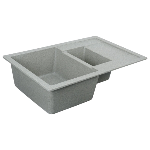 VALESO TOSKANA 7850W Granite Kitchen Sink, Matte Grey - Фото № 3