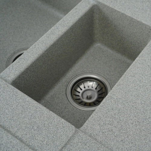 VALESO TOSKANA 7850W Granite Kitchen Sink, Matte Grey - Фото № 4
