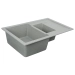 VALESO TOSKANA 7850W Granite Kitchen Sink, Matte Grey - Фото № 3