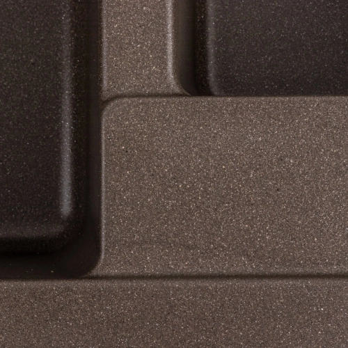 Гранитная мойка для кухни VALESO TOSKANA 7850W матовая Темная Скала - Фото № 5