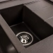 Гранитная мойка для кухни VALESO TOSKANA 7850W матовая Темная Скала - Фото № 6