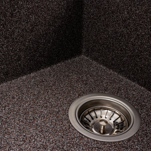 Гранитная мойка для кухни VALESO AZURIT 7950 матовая Микс - Фото № 2